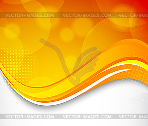 Абстрактный оранжевый фон - клипарт в векторном формате