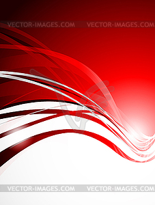 Abstract red background - vector clipart