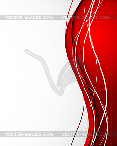 Abstract wavy background - vector image