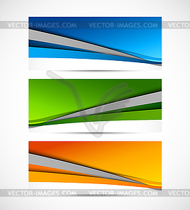 Collection of banners - vector clipart