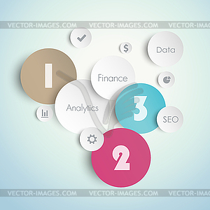 Design template for infographic - vector image