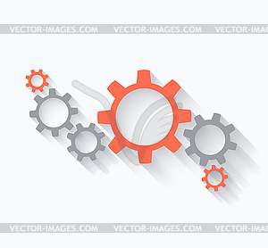 Gear design - vector clipart