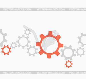 Gears design - stock vector clipart