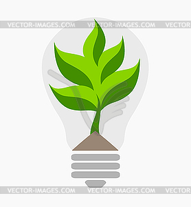 Green energy. Ecological concept - vector image