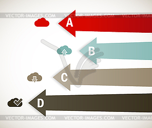 Infographics design - vector EPS clipart