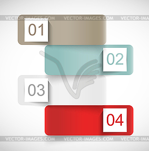 Set of abstract banners - vector clipart