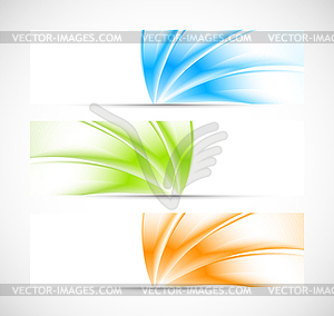 Set of banners. Bright - vector image