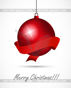 Рождественская открытка - векторизованный клипарт