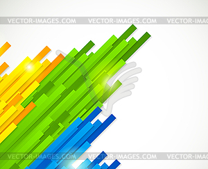 Colorful background with stripes - vector image