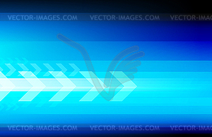 Abstract tech background with arrows - vector clipart