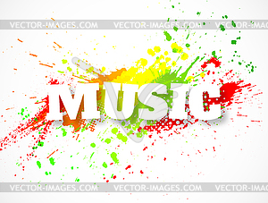 Music background - vector clipart