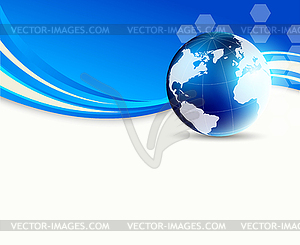 Abstract science background - vector clipart