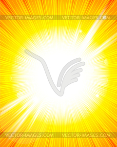 Abstract orange bright background - vector image