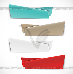 Set of abstract banners - vector clip art