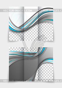 Tri-fold brochure - vector clip art