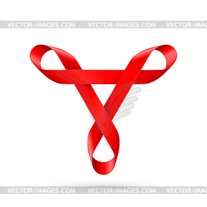 Mobius strip - royalty-free vector clipart