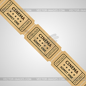Cinema tickets - vector image