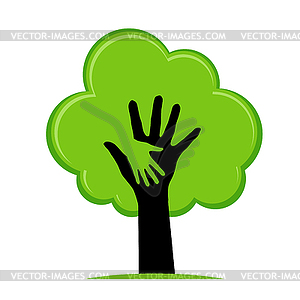 Eco sign - vector clipart