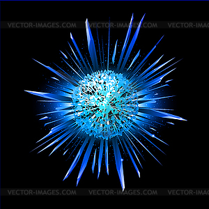 Bursting star - vector image