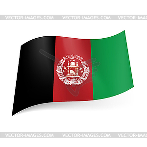 State flag of Afghanistan - vector image