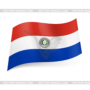 State flag of Paraguay - vector image