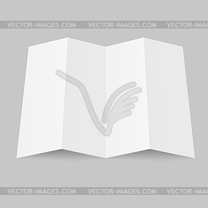 Blank booklet - vector image
