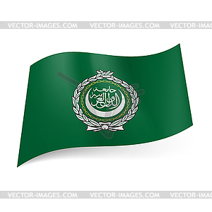 Flag of Arab League - vector image