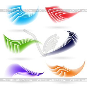 Abstract colorful shapes - stock vector clipart