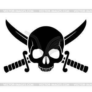 Pirate symbol - vector image