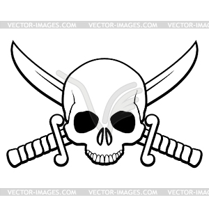 Pirate symbol - vector clipart