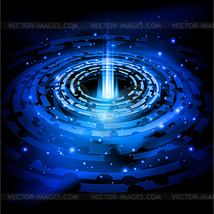 Abstract space background - vector image