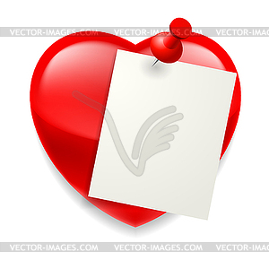 Love message - vector clipart