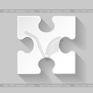 Puzzle piece - vector image