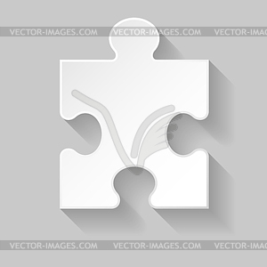 Puzzle piece - vector clip art
