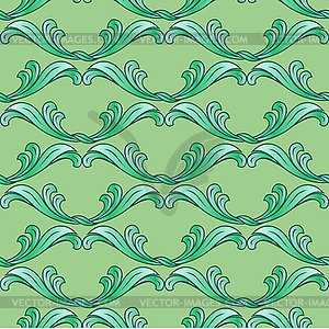 Green floral background - stock vector clipart