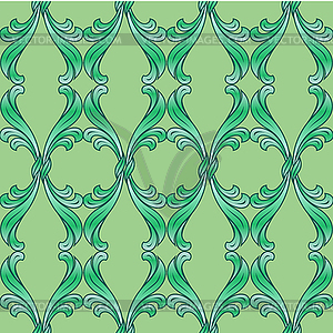 Green floral background - vector EPS clipart