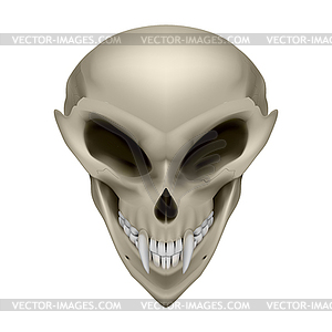 Skull of mutant - vector clip art