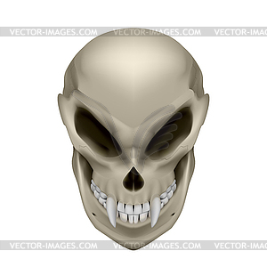 Skull of mutant - vector clipart