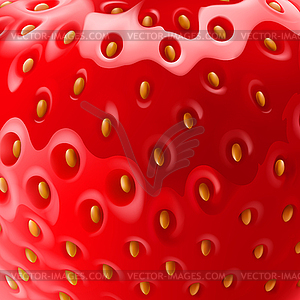 Strawberry background - vector clipart
