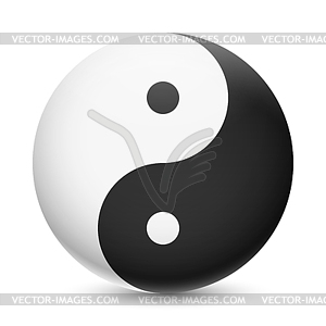 Yin yang - vector clip art