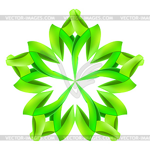 Abstract green pattern - vector clipart