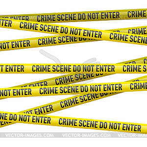 Police danger tape - vector clip art