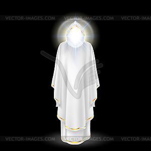 Angel white - vector image