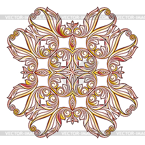 Ornate floral pattern - vector clipart