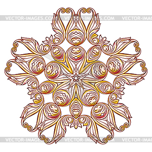 Ornate floral pattern - vector EPS clipart