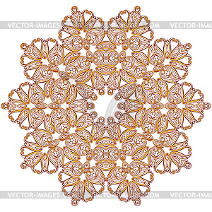 Ornate floral pattern - vector clipart