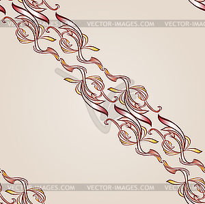 Seamless floral pattern - vector image