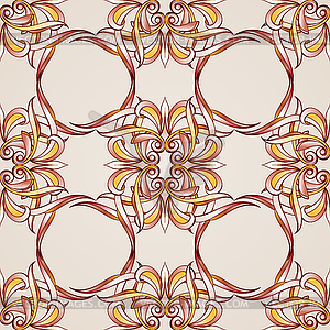 Seamless floral pattern - vector image