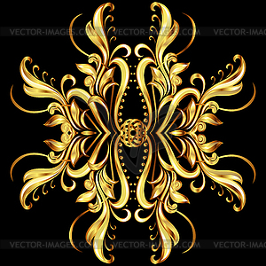 Gold texture - vector clipart