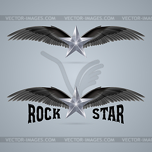 Rock star - vector clipart